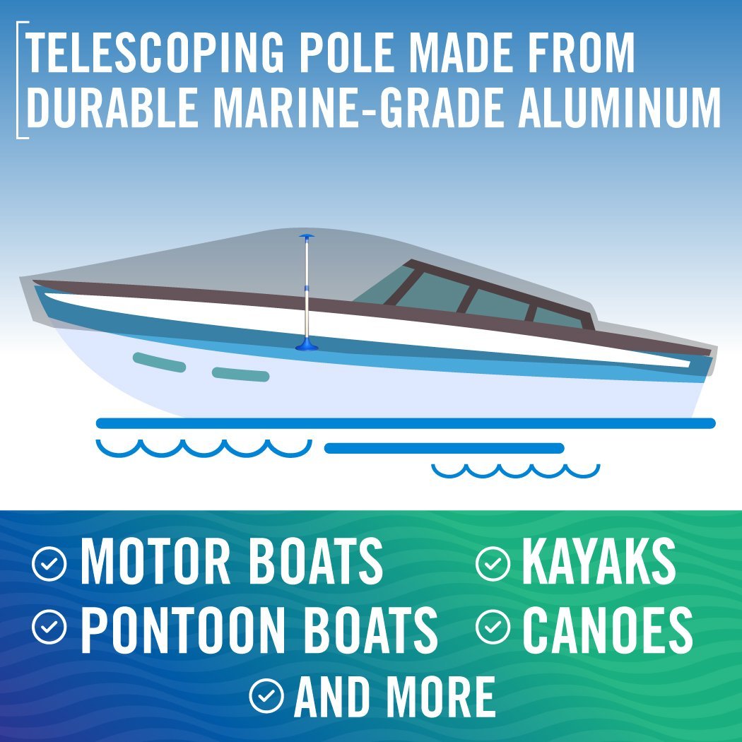 Better Boat Boat Cover Support Poles shown in boat cover support poles 3