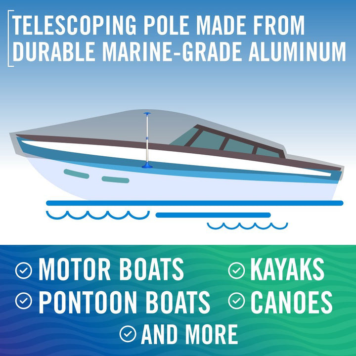 Better Boat Boat Cover Support Poles shown in boat cover support poles 3
