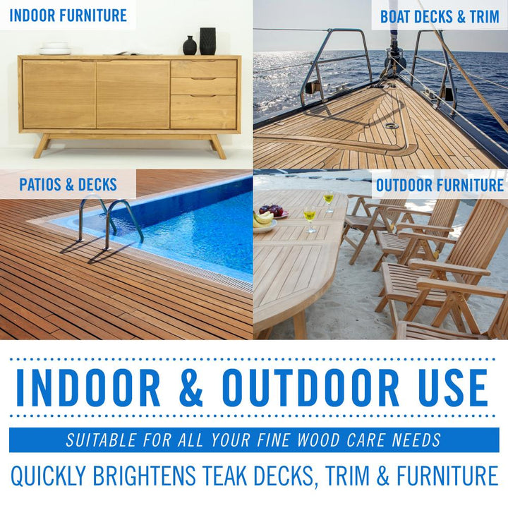 Boat Deck Teak Brightener Furniture and Decks