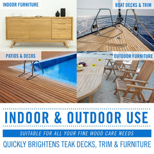Boat Deck Teak Brightener Furniture and Decks