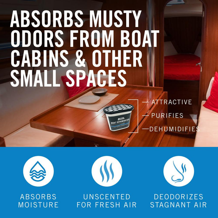 Boat Dehumidifier Container inside a boat