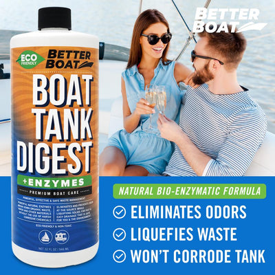 Load image into Gallery viewer, Boat Enzymatic Toilet Tank Digest Eliminates Odor Smell