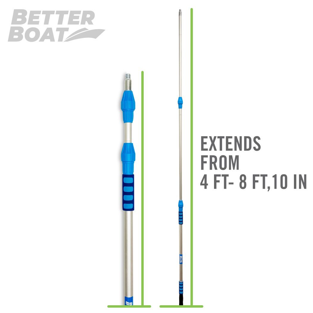 Better Boat Boat Extension Rod for Mop and Brushes ( 3FT, 6FT and 9FT ) shown in boat extension rod for mop and brushes...