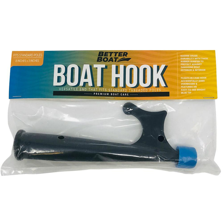 Better Boat Boat Hook with Standard End ( With or Without Pole ) shown in boat hook in packaging boat accessories