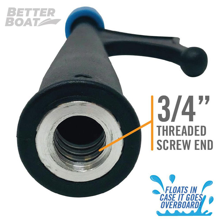 Better Boat Boat Hook with Standard End ( With or Without Pole ) shown in boat hook with standard screw end 3 4 acme thread