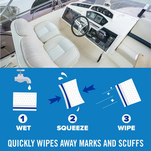 Boat Scuff Erasers Instructions how to use