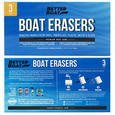 Load image into Gallery viewer, Boat Scuff Erasers Directions and Back of Box