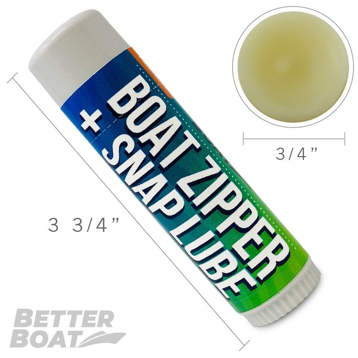 Better Boat Boat Zipper and Snap Lube shown in boat zipper and snap lube 2