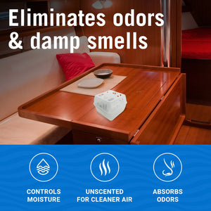 Eliminate odors from moisture