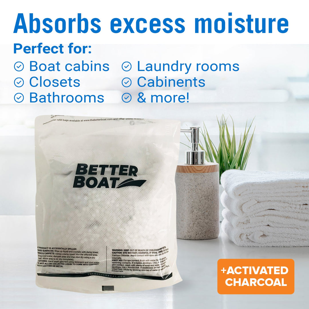 Absorb moisture in boat storage