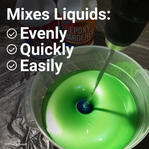 Electric paint and resin mixer