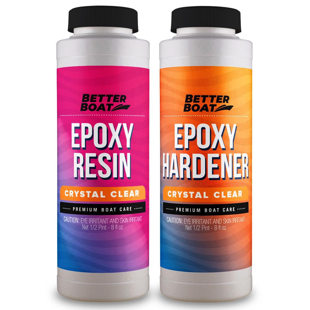 Epoxy Resin Crystal Clear 8 oz Kit. for Super Gloss Coating and Tabletops