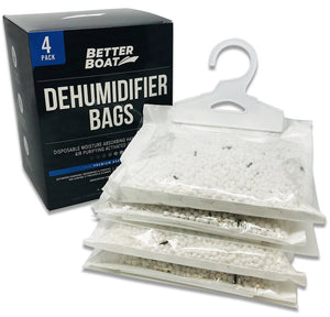 Four Pack Boat Dehumidifier Hanging Bags