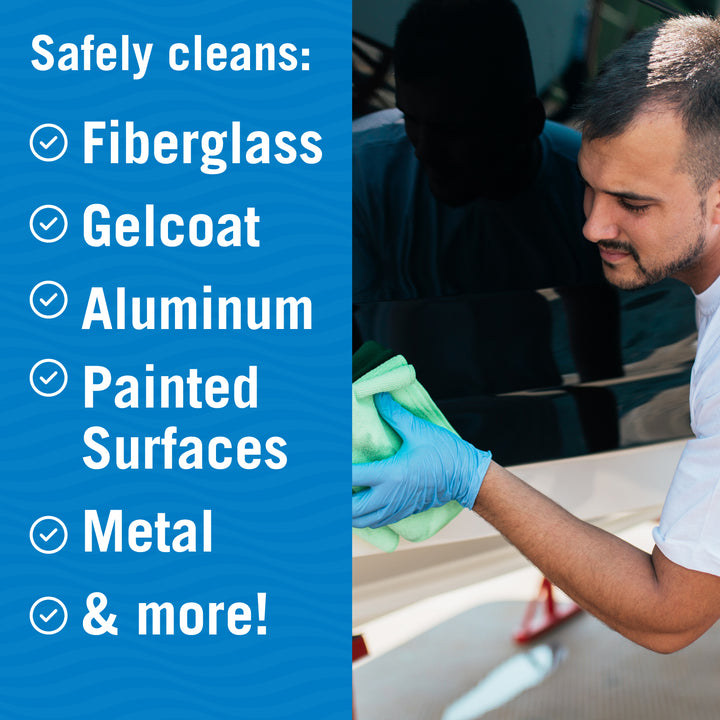 Better Boat Instant Boat Hull Cleaner shown in hull cleaner supps4