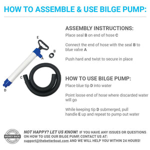 Manual Bilge Pump assembly instructions