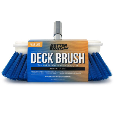 WEST MARINE 8 Admiral Deck Brush, Soft Bristles