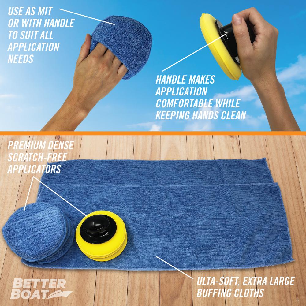 Microfiber Wax Applicator Set Directions and Use