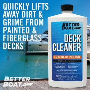 No Slip Boat Deck Cleaner Fiberglass and Decks