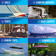 Load image into Gallery viewer, repair tape for rv awning boat covers sunbrella and bimini tops