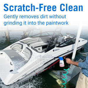Scratch free clean foaming soap gun