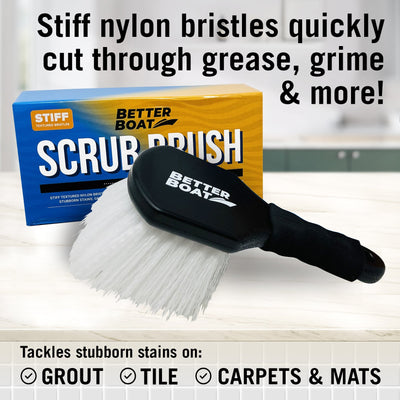 Nylon & Soft Bristle Upholstery Fabric Cleaning Brushes – Better Boat