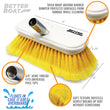 Load image into Gallery viewer, Soft Bristle 8&quot; Boat Brush Head Floating and Yellow Bristles