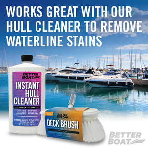 Deck brush and hull cleaner