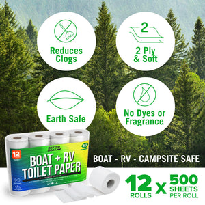 Bulk pack of RV Toilet Paper for Camper