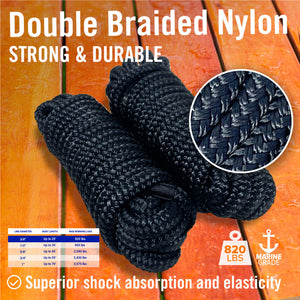 Nylon boat ropes