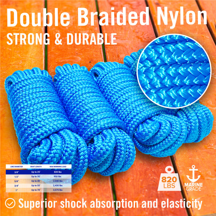 Nylon Boat Lines for Dock