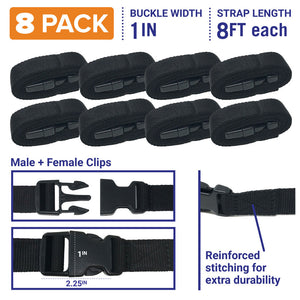 Bulk Pack of Straps for Boat Covers