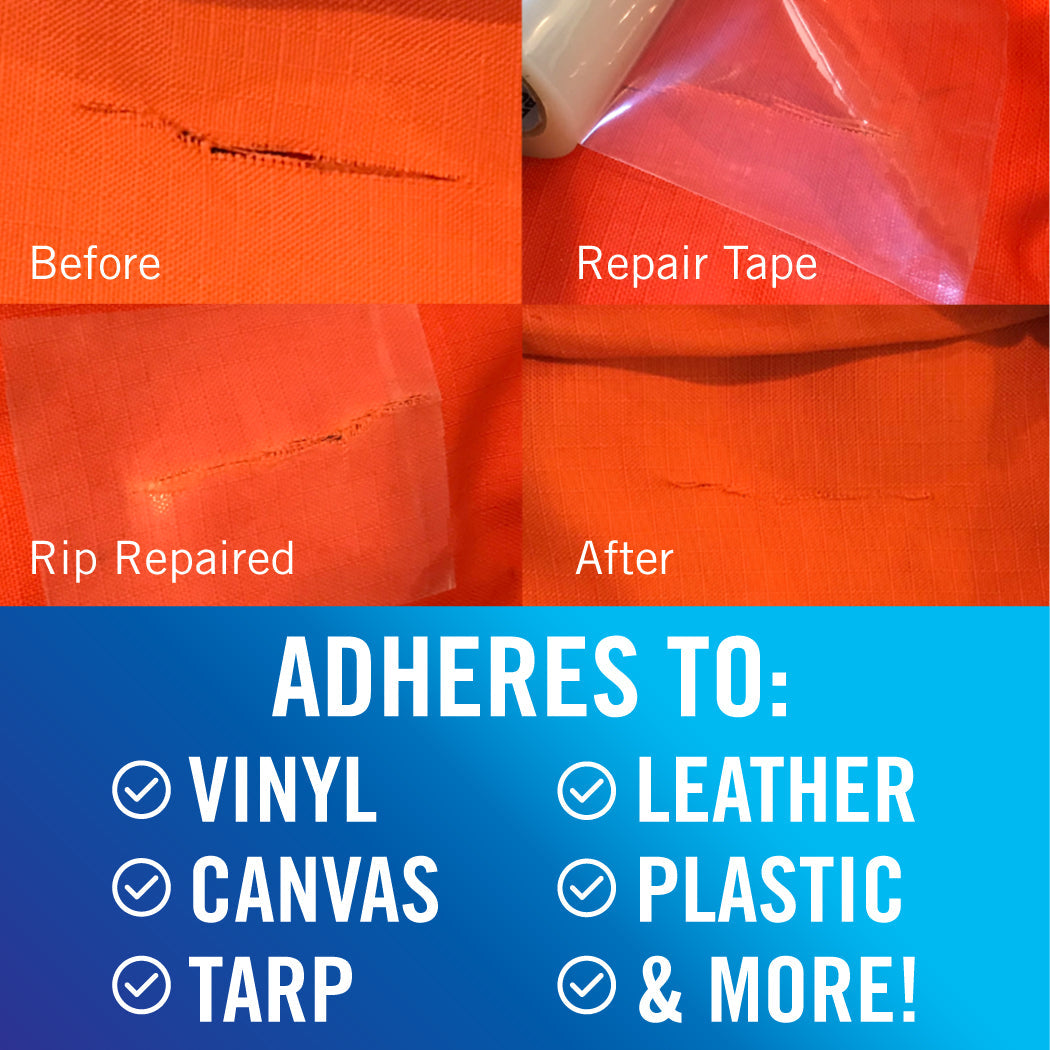 tape for vinyl leather and canvas and tarp