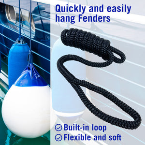 fender rope with loop