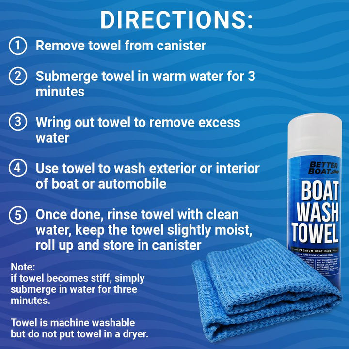 Better Boat Synthetic Chamois Wash Towel product view 7