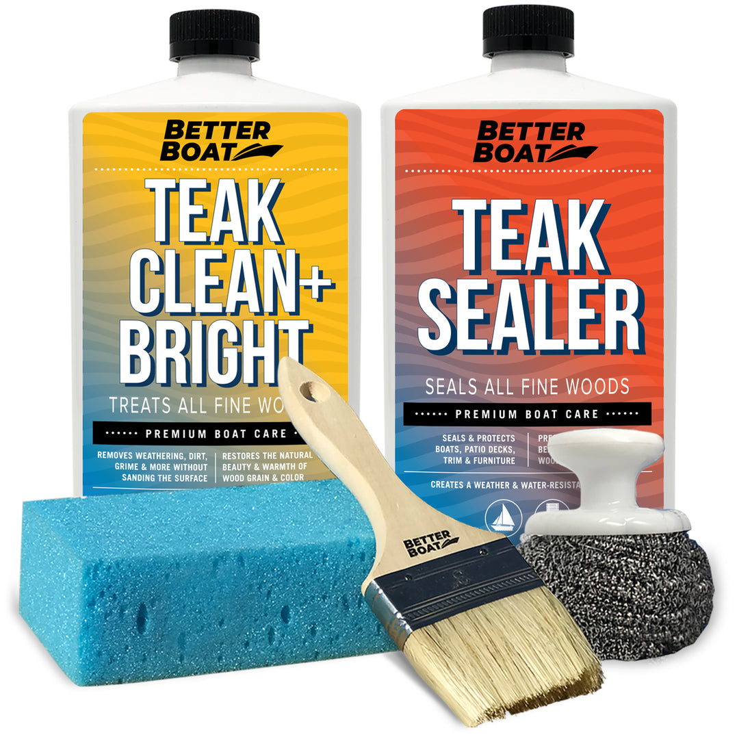 Better Boat Teak Cleaner Brightening and Sealer Set product image