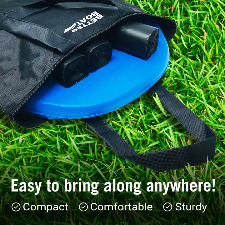 Toilet seat for bucket and bags
