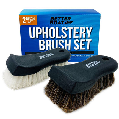 Nylon & Soft Bristle Upholstery Fabric Cleaning Brushes – Better Boat
