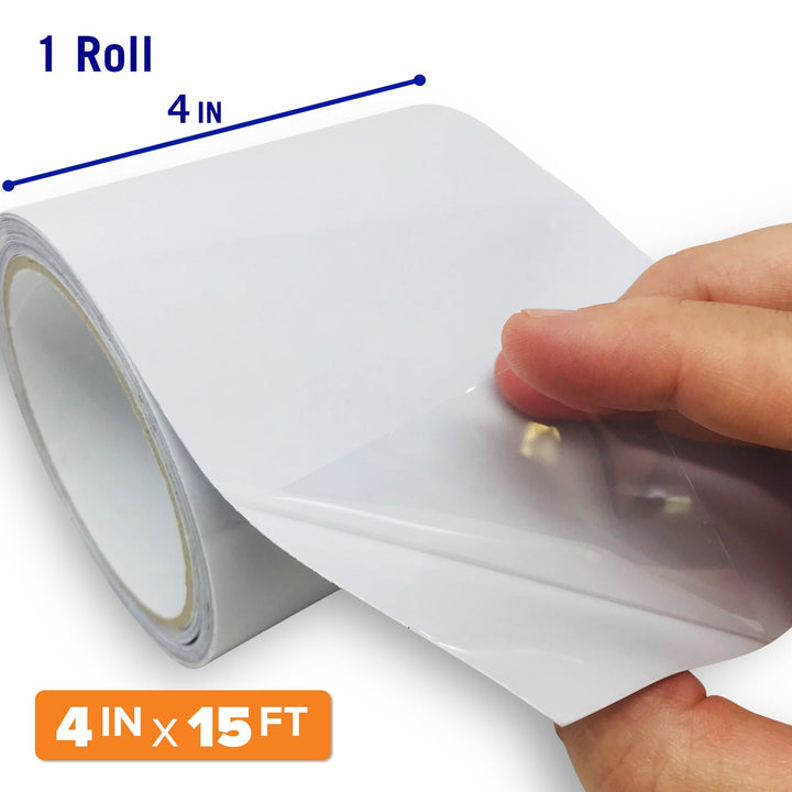 White rubberized tape
