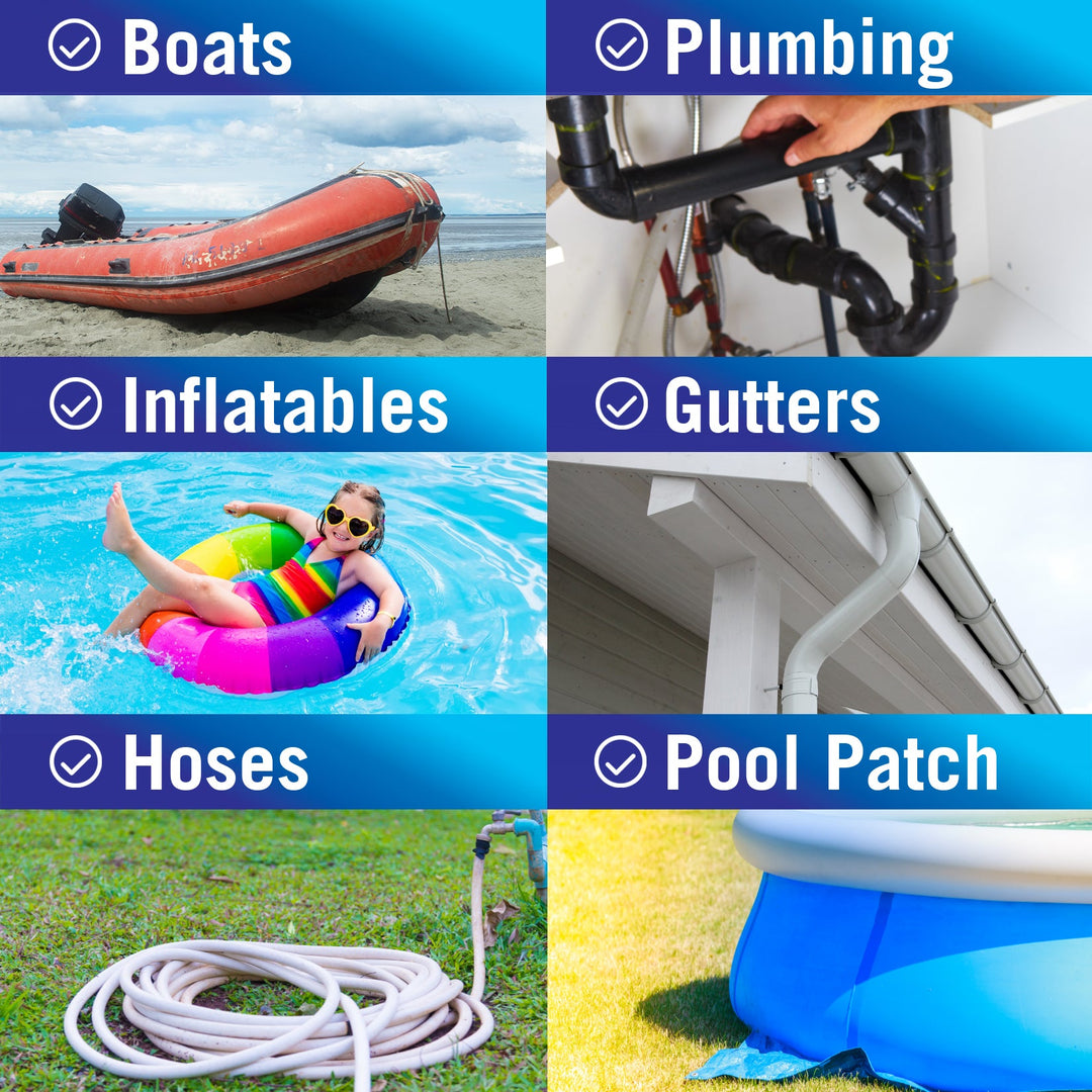 Inflatable repair tape